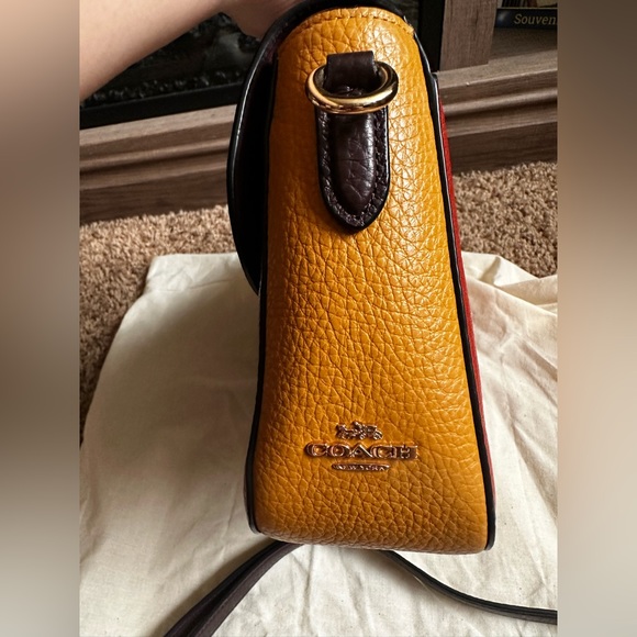 Coach Marley Top Handle Satchel Colorblock C1650 - Picture 4 of 16